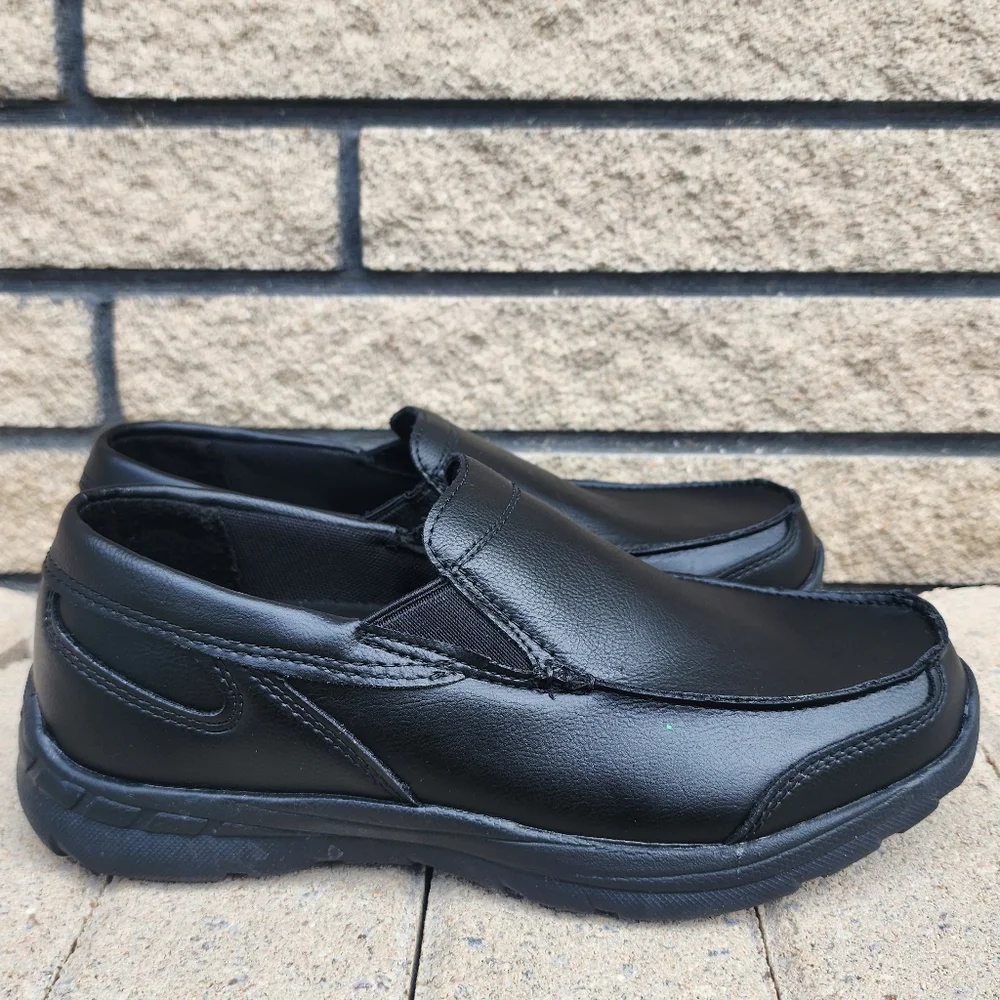 Tredsafe Black Shoes Non-Marking Oil and Slip Resistant for Men Size
